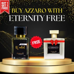 Azzaro Wanted, Get Eternity 50ml Free